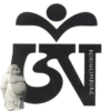 Sticker Tibetaans OMH-teken zwart-wit