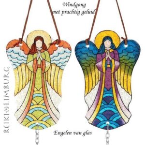 Engelen van glas Windchime