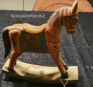 Hobbelpaard hout vintage