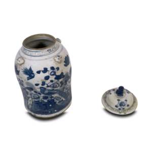 BW flower & bird ginger jar - Afbeelding 2