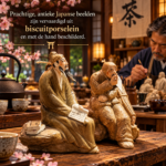 Japanse antieke beelden | Biscuit-Porselein