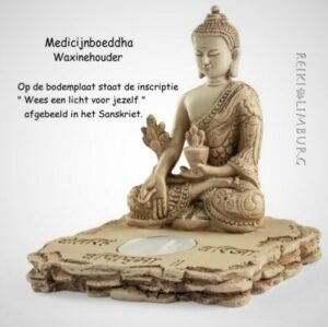 Waxinehouder Boeddha | " Wees een licht voor jezelf "