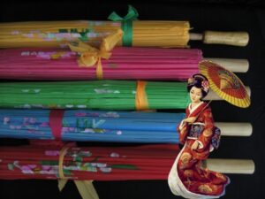 Chinese paraplu | Verkrijgbaar in diverse kleuren - Afbeelding 2