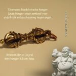 Tibetaanse Dorje (Vajra) Hanger| brons 3.5 cm.