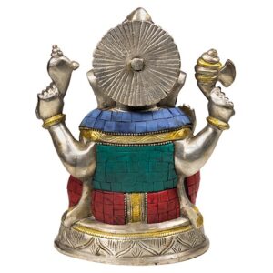 Ganesha beeld messing | Exclusieve uitvoering - Afbeelding 3