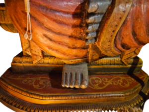 Ganesha beeld hout - Afbeelding 7