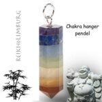 Hanger-Pendel 7 chakra stenen
