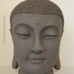 Boeddha-hoofd | Hoogte 42cm.
