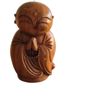 Japans JIZO beelden Teakhout - Afbeelding 2