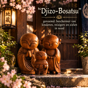 Japans JIZO beelden Teakhout