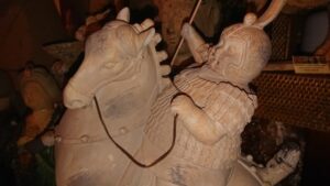 Chinese krijger-Qin Chao met paard - Afbeelding 3