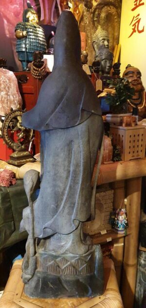 Kwan Yin | Houten antieke beelden - Afbeelding 11