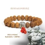 Mala armband Rudraksha + OMPMH