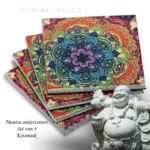 Onderzetters Keramiek | Set van 4 stuks