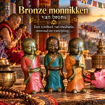Bronzen monniken Thailand