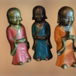 Bronzen monniken Thailand