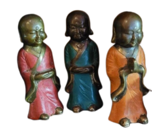 Bronzen monniken Thailand - Afbeelding 2