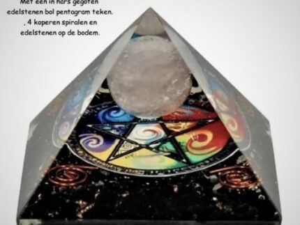 Orgonite piramide 65 mm. | Vaak gekocht om zijn helende werking!