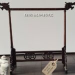 Antiek sieraden-rek | Kastanjehout