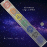 Seleniet staaf met Chakra-symbolen