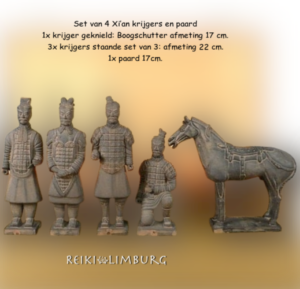 Beelden-set Terracotta "Xi’an"krijgers