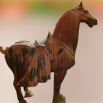 Terracotta (fergana)paard| Tang Dynastie