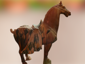 Terracotta (fergana)paard| Tang Dynastie
