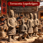 Terracotta krijgers Set van 3 stuks | Hoogte 22cm.