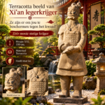 Prachtige Terracotta krijger XXL