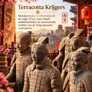Terracotta krijgers. Hoogte 22cm - Afbeelding 2