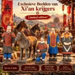 Beelden-set II van terracotta "Xi’an"krijgers