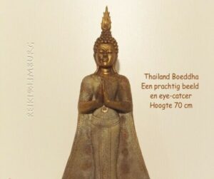 Boeddha Thailand | Bronskleur...hoogte 70cm - 4.1 Kilo