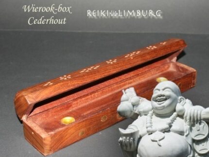 Ceder-houten wierook-box