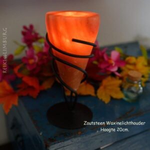 Zoutsteen - Waxinehouder