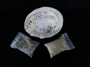Abalone schelp met op -en ontlaadset - Afbeelding 2