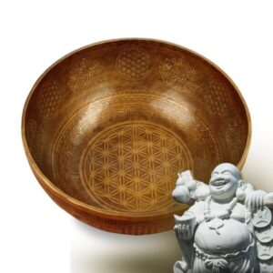 Voet klankschaal Flower of Life 8,9 kg - Afbeelding 2