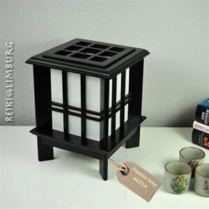 Japanse lamp Akida – Walnotenhout & Rijstpapier