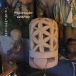 Waxinehouder zandsteen