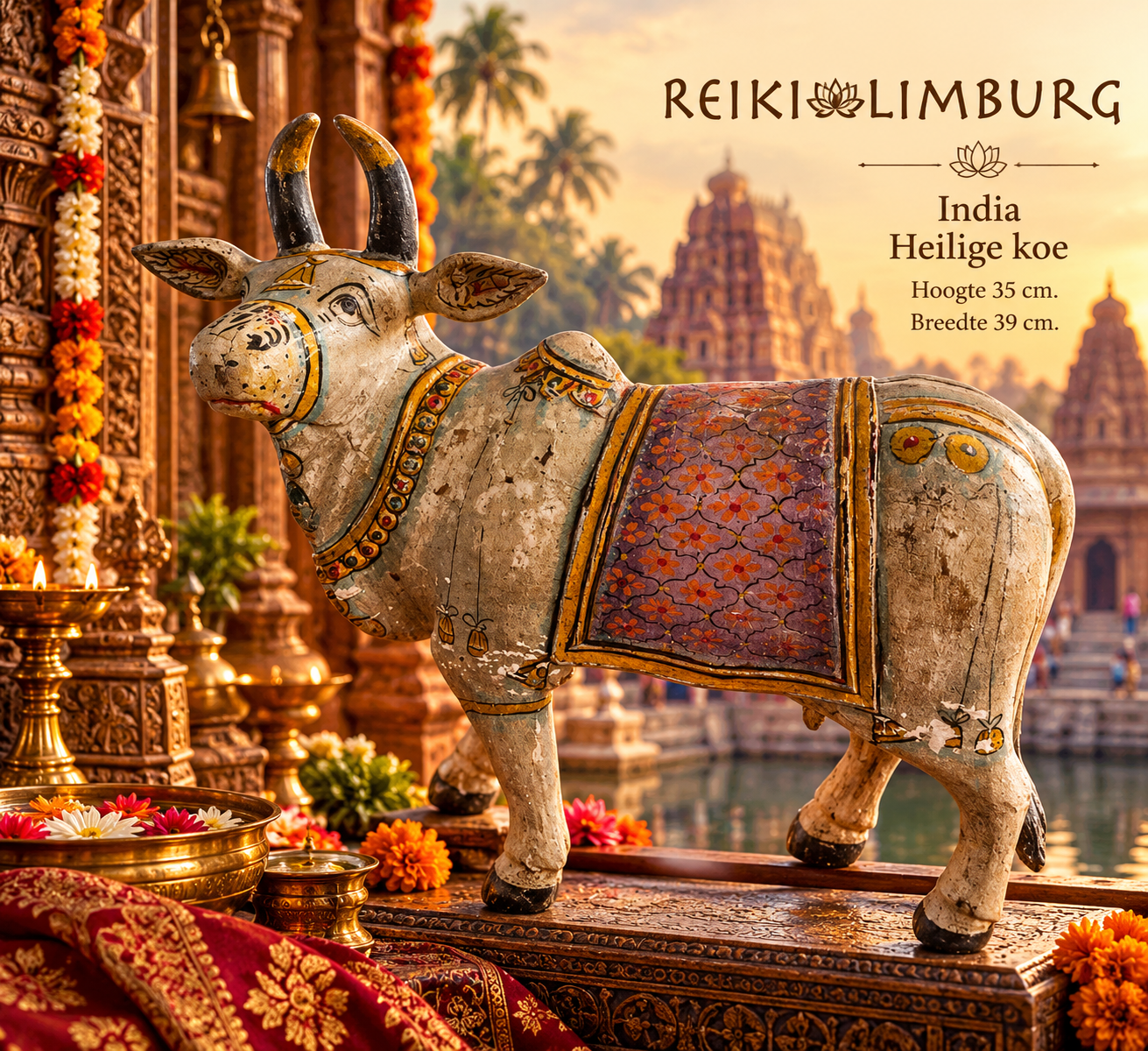 Indiaanse koe... Heilige koe India - Afbeelding 1