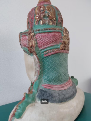 Boeddha-buste | hand geschilderd - Afbeelding 2