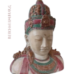 Boeddha buste hand paint.