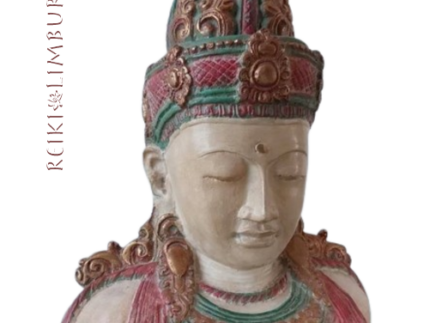 Boeddha buste hand paint.