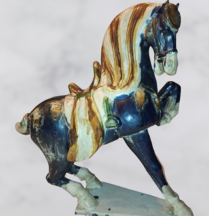Terracotta (fergana)paard | Tang Dynastie.