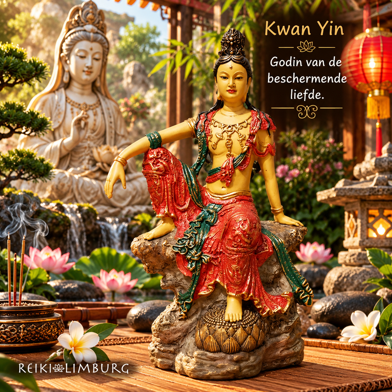 Kwan Yin Kwan Yin gedetailleerde replica - Afbeelding 1