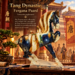 Terracotta (fergana)paard | Tang Dynastie.