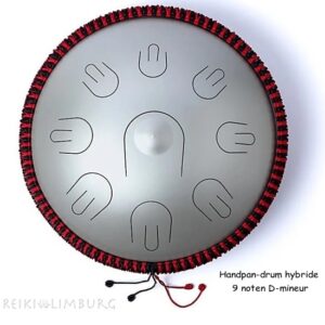 Handpan-drum Hybride 9 noten D-mineur
