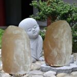 Witte zoutlamp 12.7 kilo hoogte 30cm.