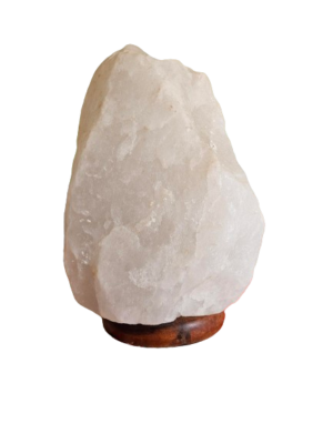 Witte zoutlamp 5.1 kilo  Hoogte 24 cm - Afbeelding 3