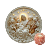 Maria met Engeltjes in 2-D | Ø-20cm