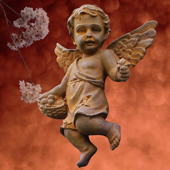 Engel voor aan muur Engelen Hanger voor aan muur - Afbeelding 1